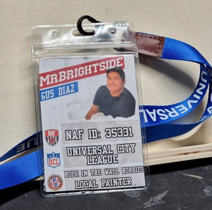 Custom Fantasy Football Name Tag